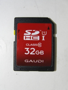 GAUDI 32GB 格安SDカードを試してみる - cubtaroの徒然日記