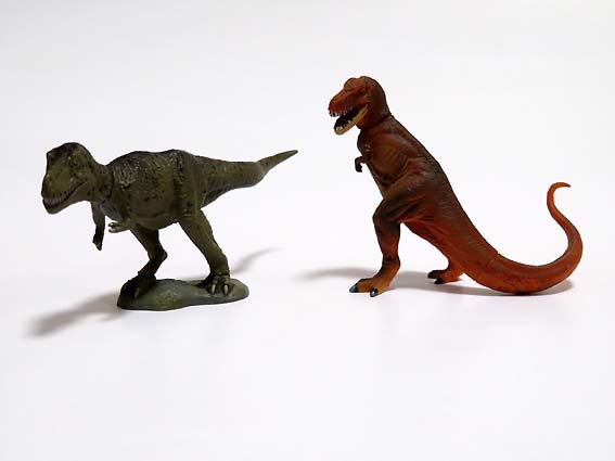 ティラノサウルス復元新旧比較