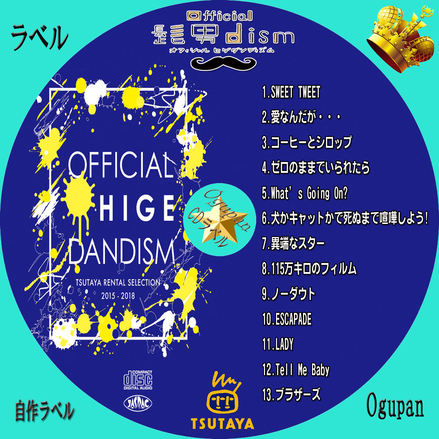 Official髭男dismOfficial髭男dism REPORT CD サイン付