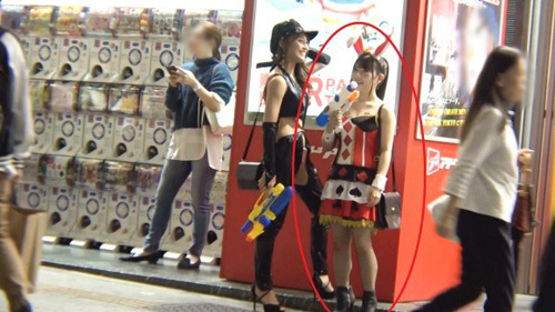 渋谷ハロウィンイベントにノーパンでやってきた一般人が見つかる