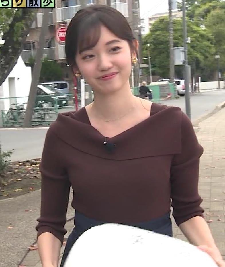 田中瞳アナ　かわいいのにおっぱいがデカいキャプ・エロ画像３